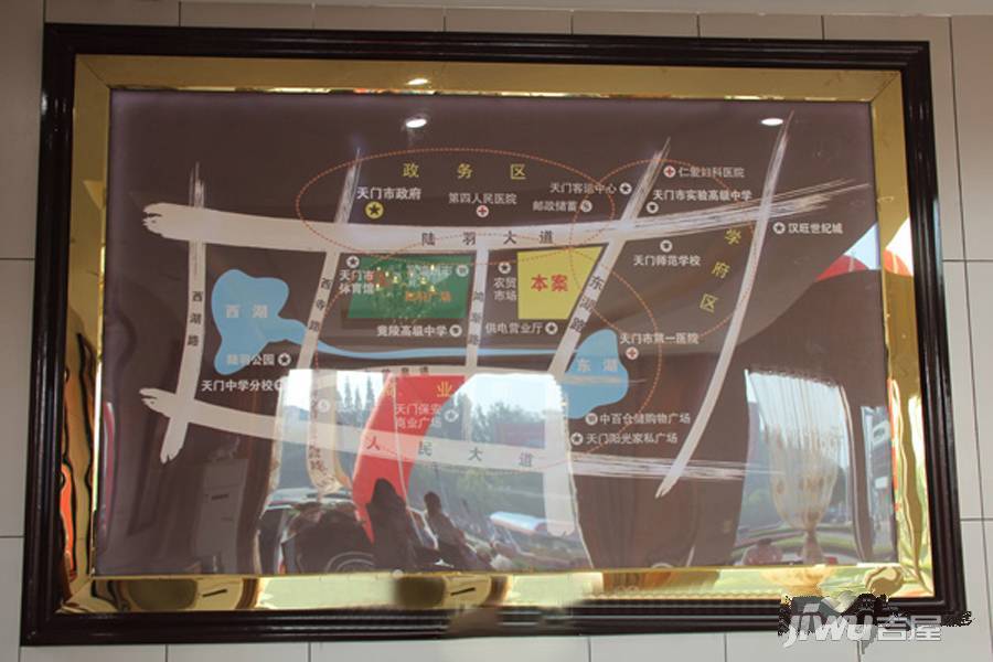 富贵世家位置交通图1