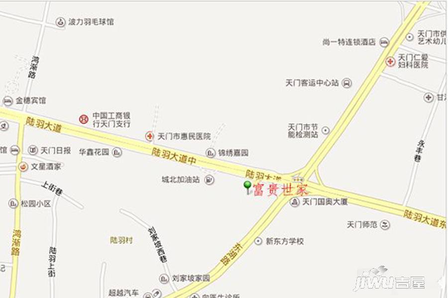 富贵世家位置交通图2